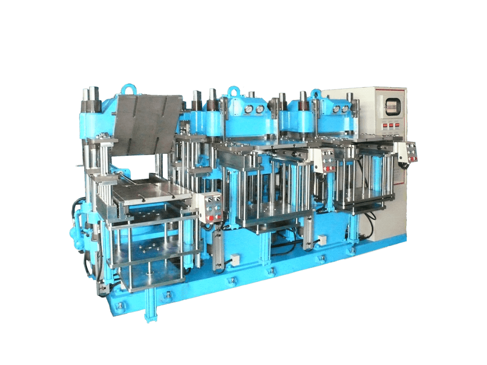 Máquina de Moldeo por Compresión de Caucho y siliconea de Molde Abierto de Tres Estaciones 3RT