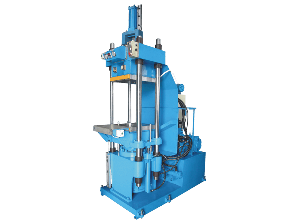 Máquina de  moldagem por compressão controlada por temperatura